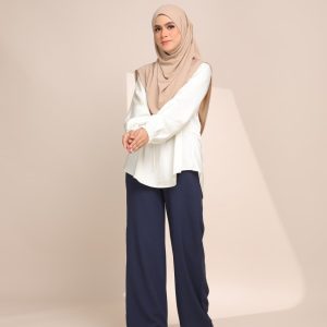 FLARE PANTS - NAVY