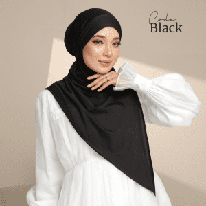 Hybrid Scarft Mosscrepe - Black