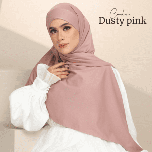 Hybrid Scarft Mosscrepe - Dusty Pink