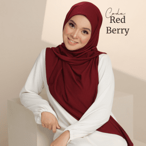 Hybrid Scarft Mosscrepe - Red Berry