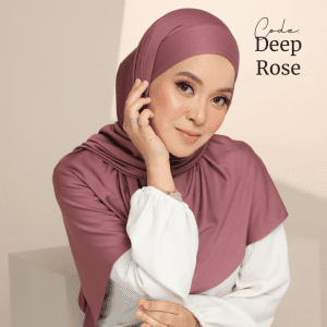 Hybrid Scarft Mosscrepe - Deep Rose