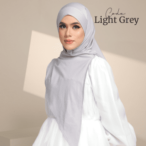 Hybrid Scarft Mosscrepe - Light Grey