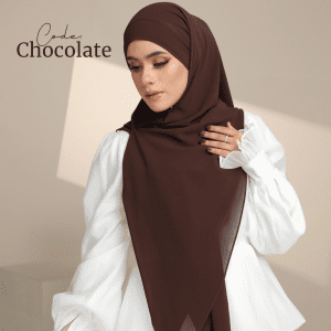 Hybrid Scarft Chiffon - Chocolate