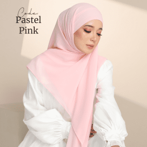 Hybrid Scarft Chiffon - Pastel Pink