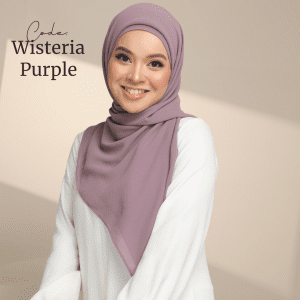Hybrid Scarft Chiffon - Wisteria Purple