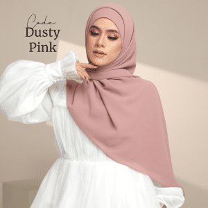Hybrid Scarft Chiffon - Dusty Pink