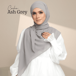Hybrid Scarft Chiffon - Ash Grey
